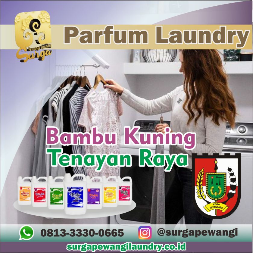 Parfum Laundry Bambu Kuning, Tenayan Raya