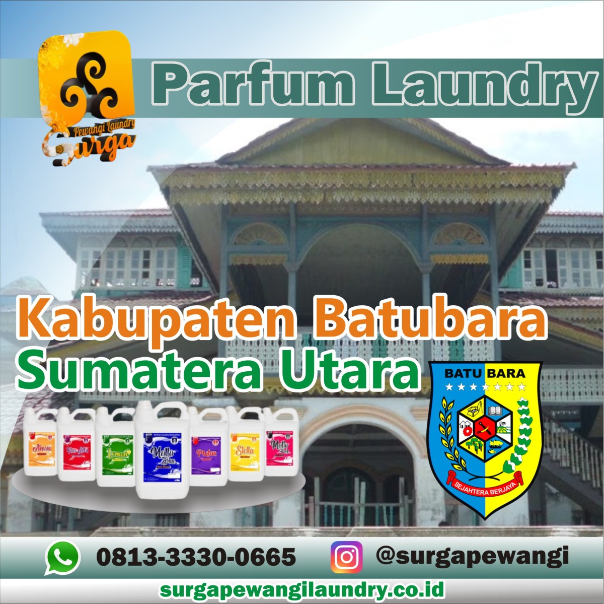 Parfum Laundry Kabupaten Batubara, Sumatera Utara
