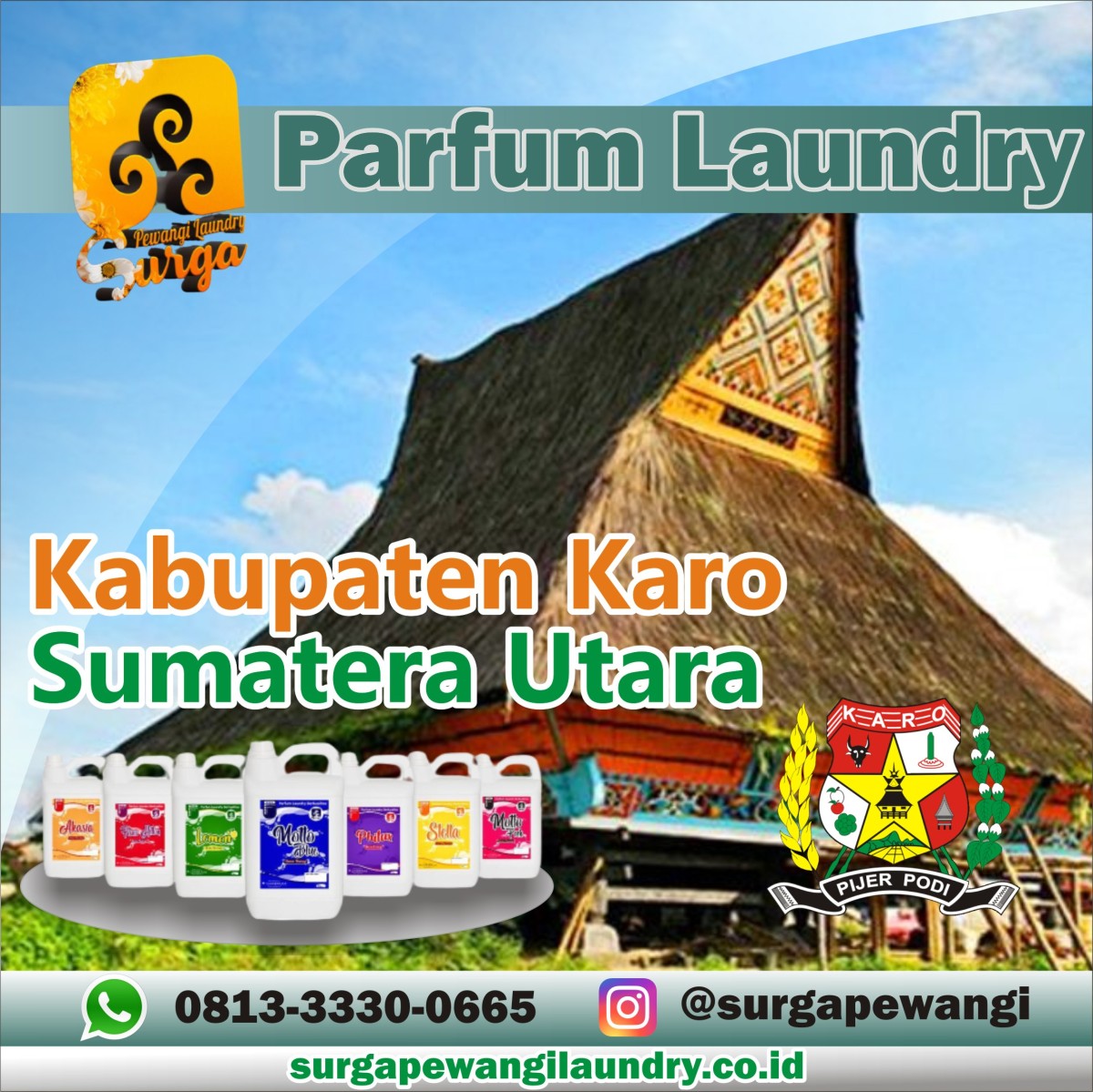 Parfum Laundry Kabupaten Karo, Sumatera Utara